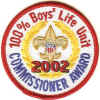 Boys Life Commissioner Award 2002.jpg (59164 bytes)