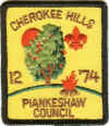 Piankeshaw Council Cherokee Hills 1974.jpg (144258 bytes)